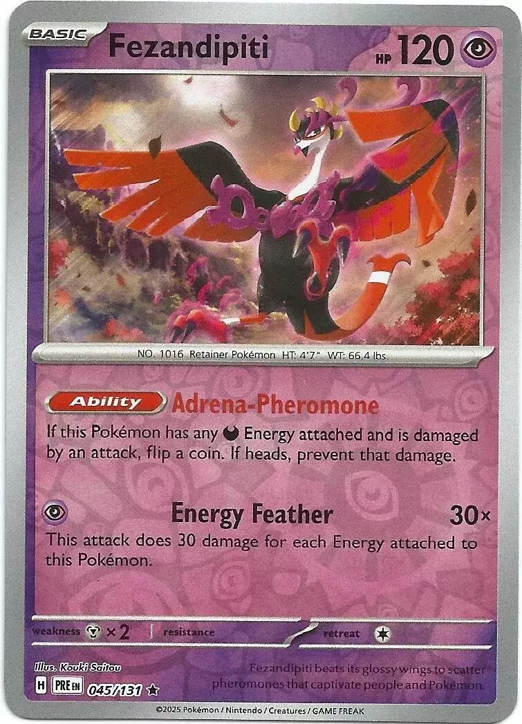 Prismatic Evolutions PREEN - Fezandipiti Reverse