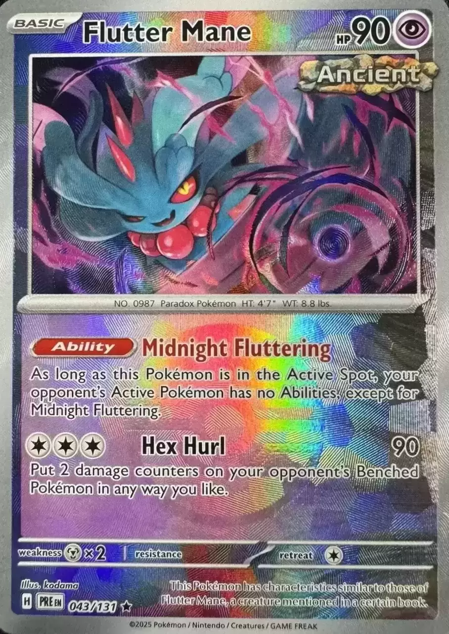 Prismatic Evolutions PREEN - Flutter Mane Poké Ball