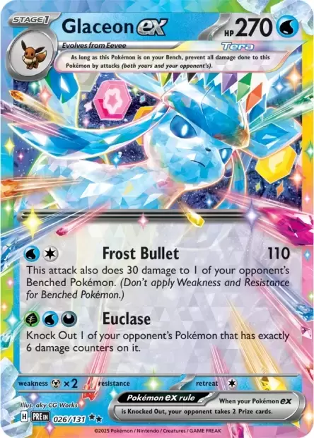 Prismatic Evolutions PREEN - Glaceon EX