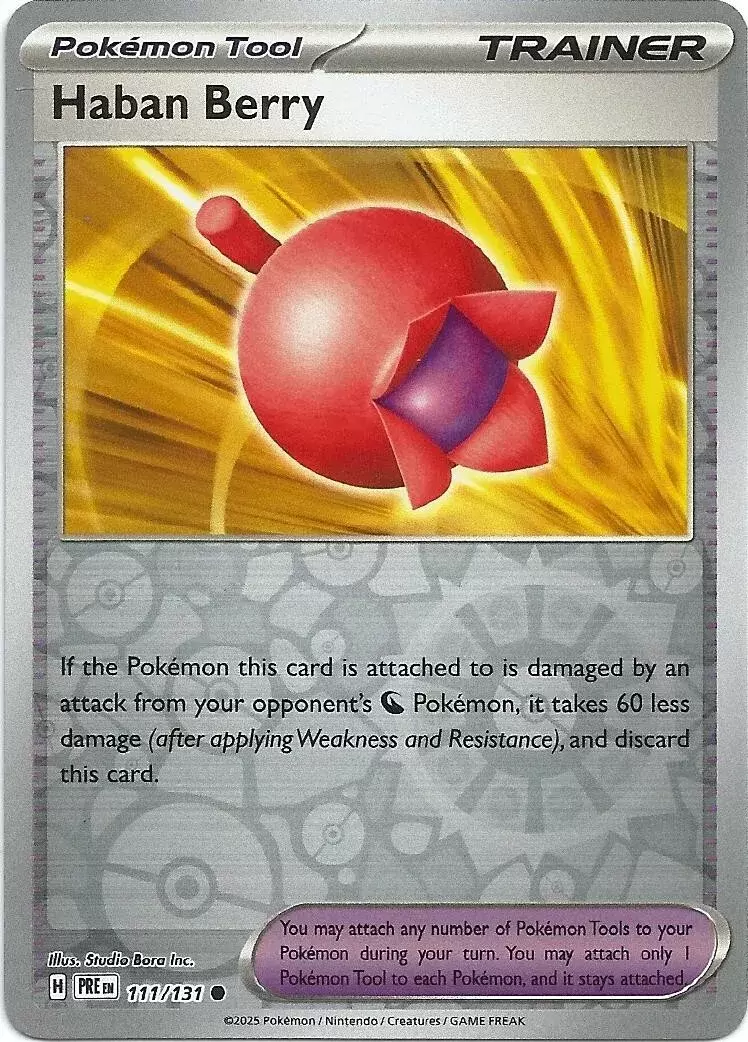 Prismatic Evolutions PREEN - Haban Berry Reverse