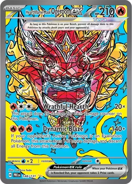 Prismatic Evolutions PREEN - Hearthflame Mask Ogerpon EX