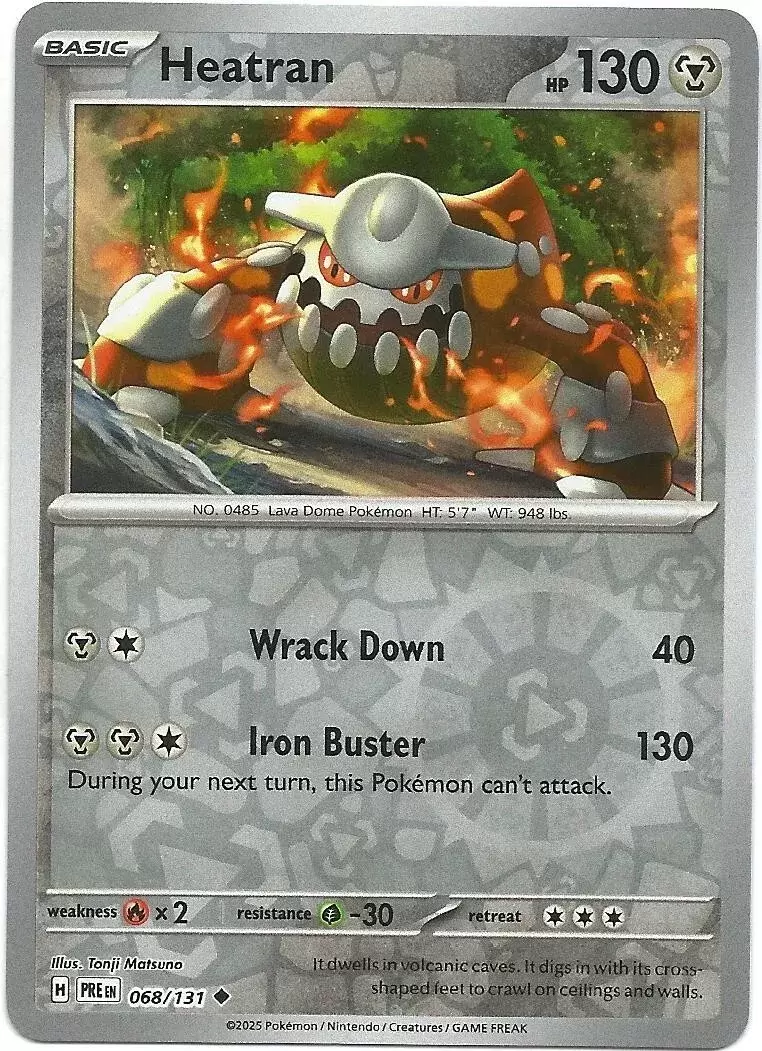 Prismatic Evolutions PREEN - Heatran Reverse