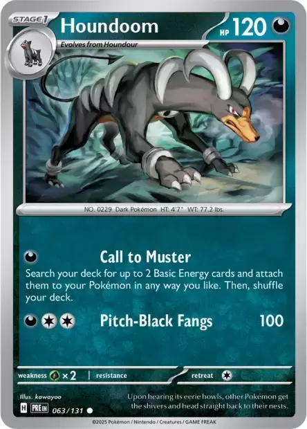 Prismatic Evolutions PREEN - Houndoom