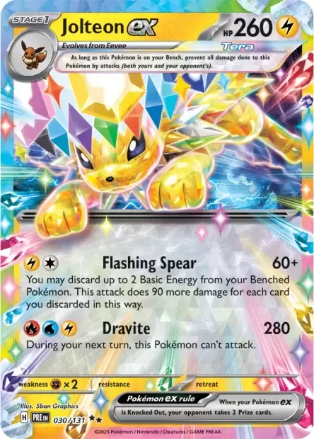 Prismatic Evolutions PREEN - Jolteon EX