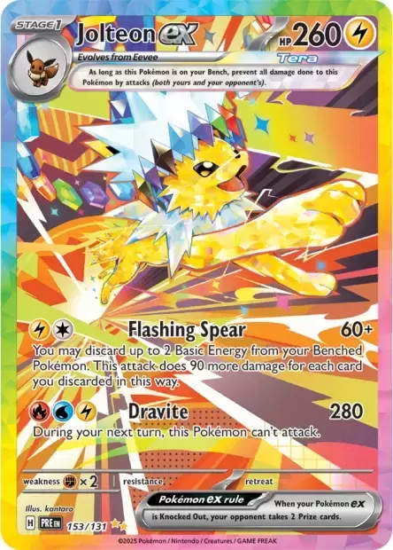 Prismatic Evolutions PREEN - Jolteon EX