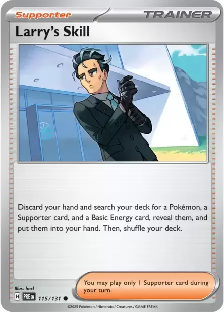 Prismatic Evolutions PREEN - Larry\'s Skill