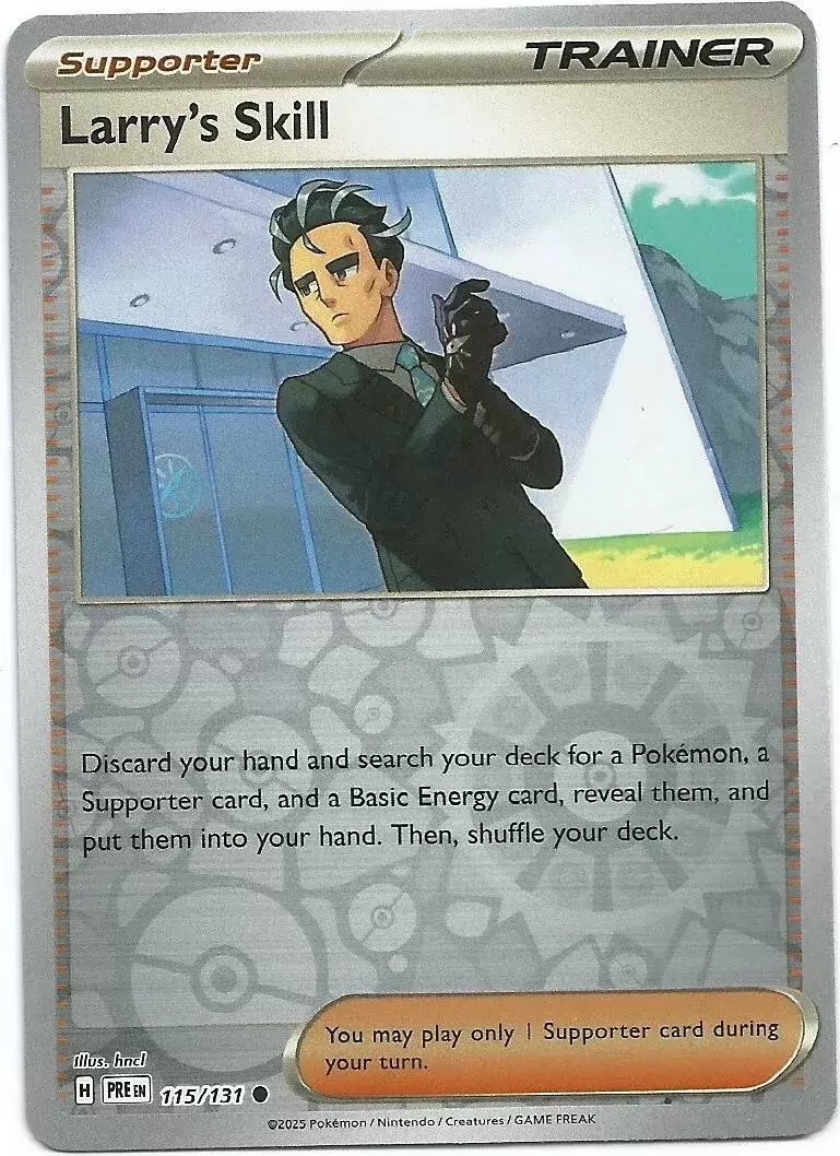 Prismatic Evolutions PREEN - Larry\'s Skill Reverse