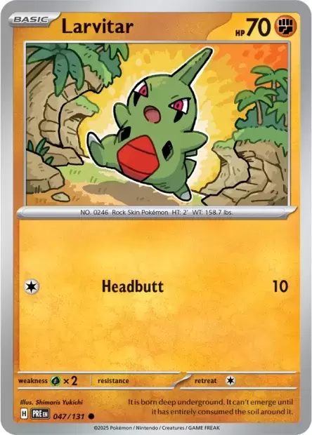 Prismatic Evolutions PREEN - Larvitar