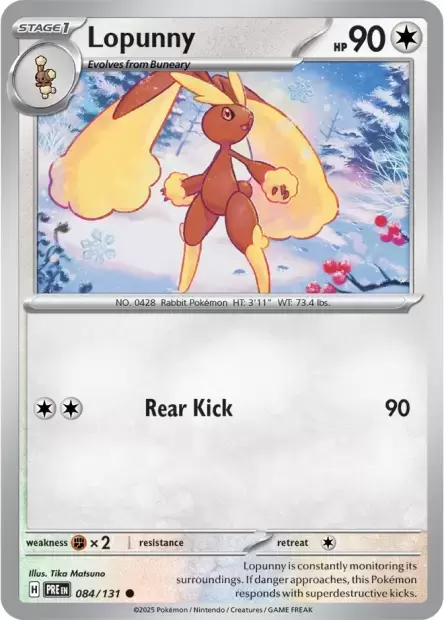 Prismatic Evolutions PREEN - Lopunny