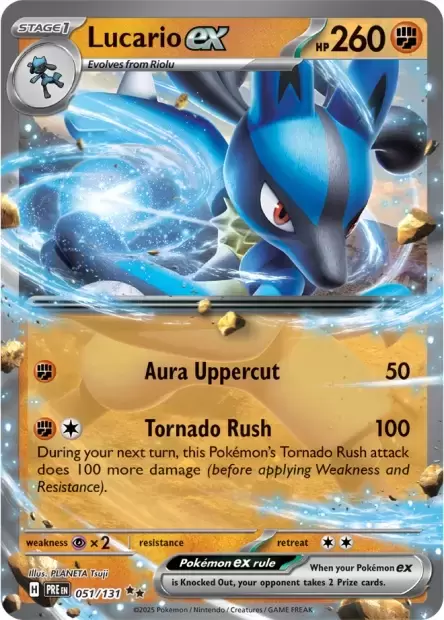 Prismatic Evolutions PREEN - Lucario EX