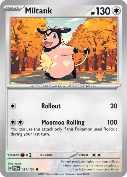 Prismatic Evolutions PREEN - Miltank