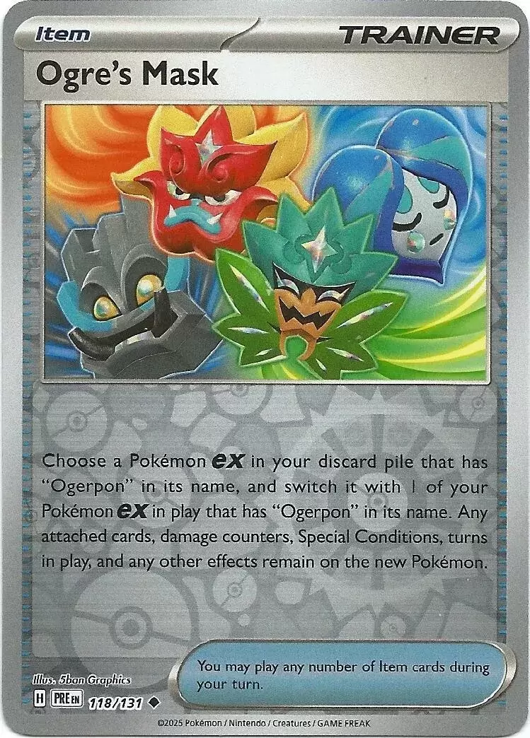 Prismatic Evolutions PREEN - Ogre\'s Mask Reverse