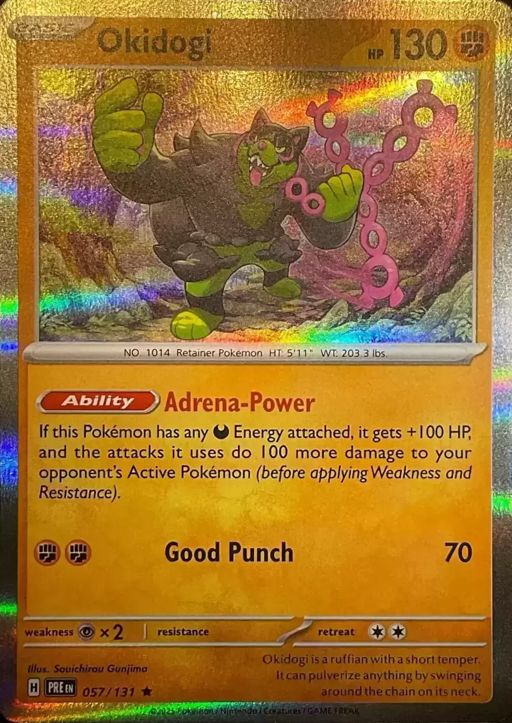 Prismatic Evolutions PREEN - Okidogi Holo