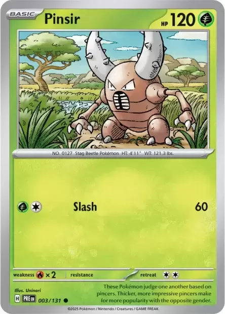 Prismatic Evolutions PREEN - Pinsir