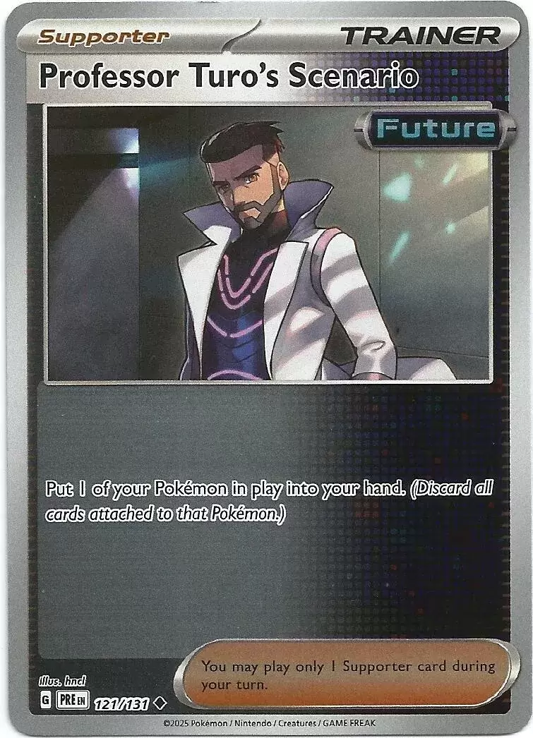 Prismatic Evolutions PREEN - Professor Turo\'s Scenario Reverse