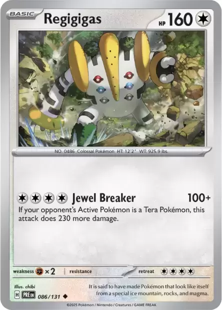 Prismatic Evolutions PREEN - Regigigas