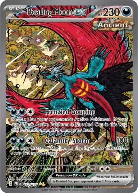 Prismatic Evolutions PREEN - Roaring Moon EX