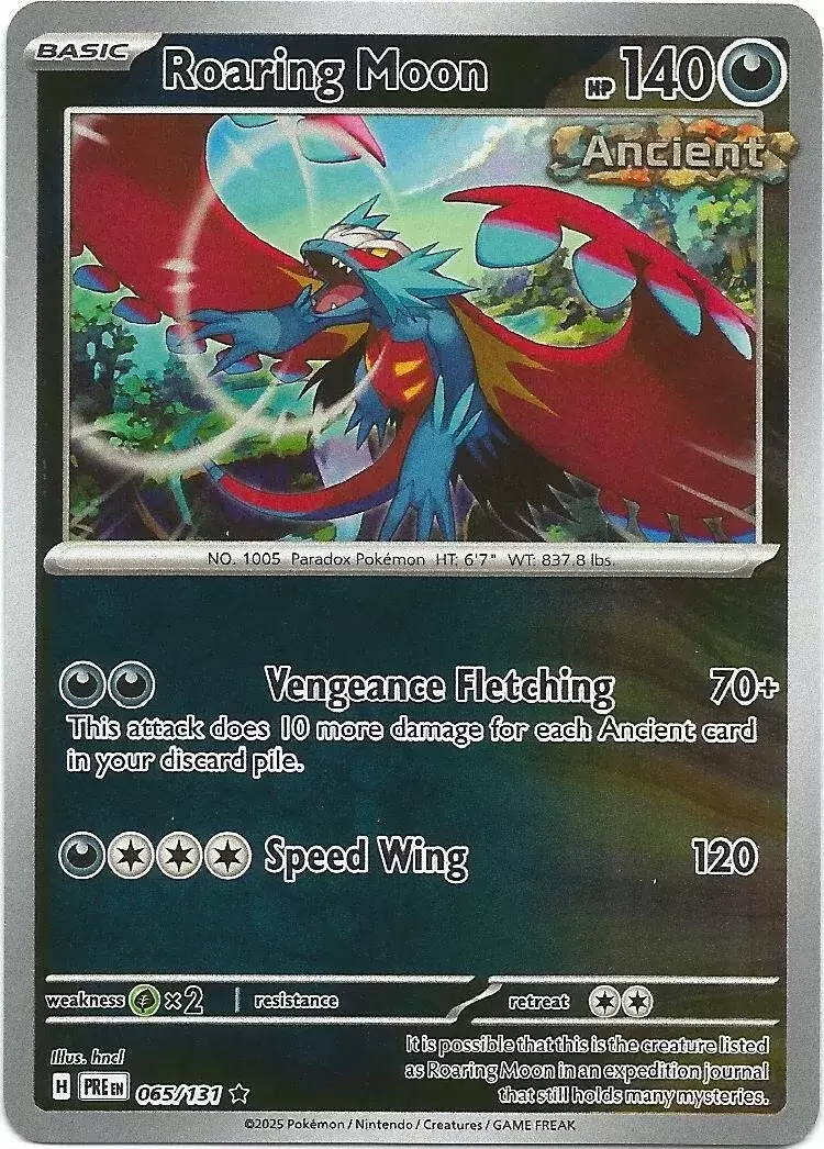 Prismatic Evolutions PREEN - Roaring Moon Reverse
