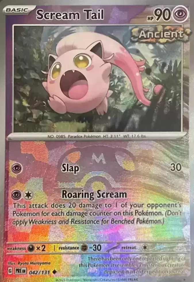 Prismatic Evolutions PREEN - Scream Tail Master Ball