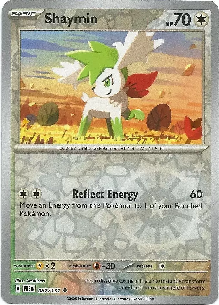 Prismatic Evolutions PREEN - Shaymin Reverse