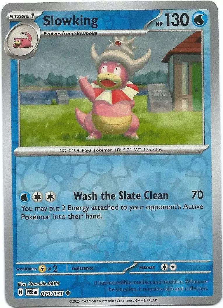 Prismatic Evolutions PREEN - Slowking Reverse