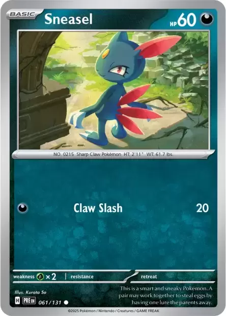 Prismatic Evolutions PREEN - Sneasel