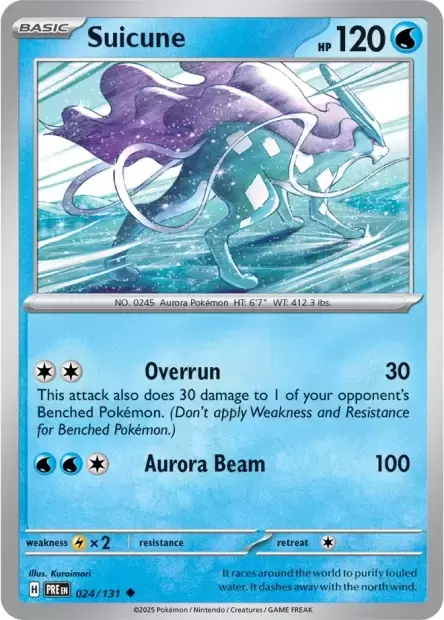 Prismatic Evolutions PREEN - Suicune