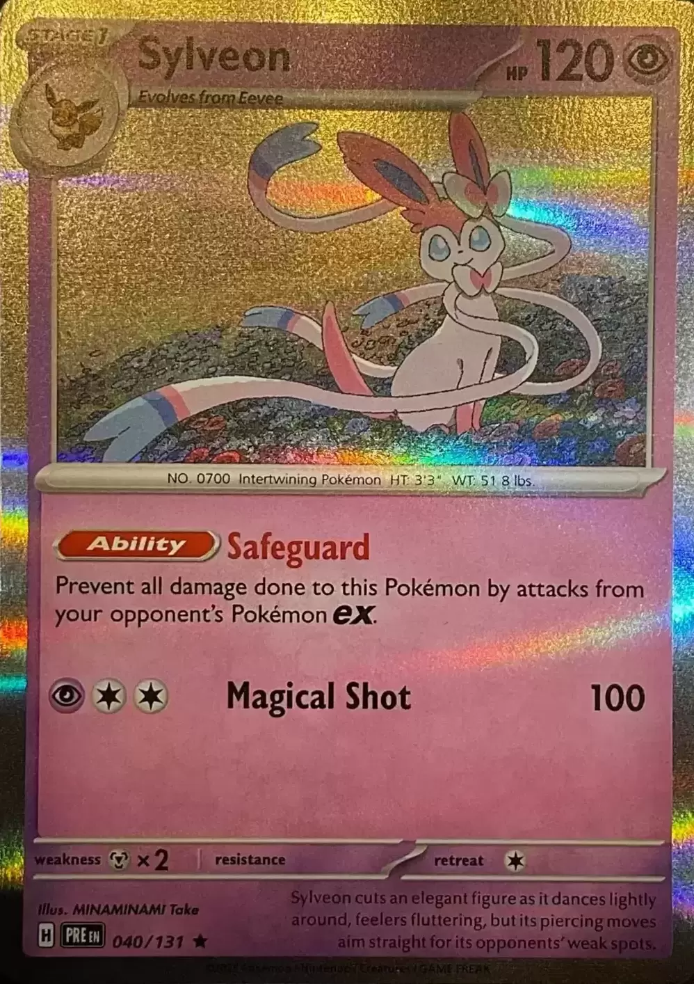 Prismatic Evolutions PREEN - Sylveon Holo