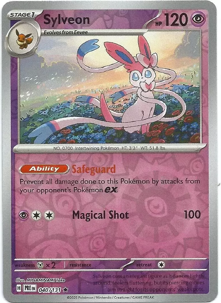 Prismatic Evolutions PREEN - Sylveon Reverse