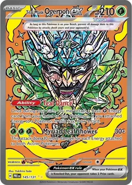 Prismatic Evolutions PREEN - Teal Mask Ogerpon EX