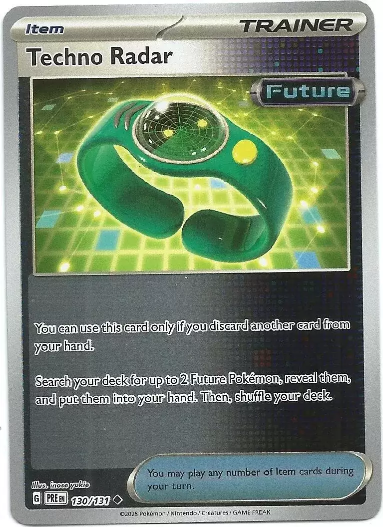 Prismatic Evolutions PREEN - Techno Radar Reverse