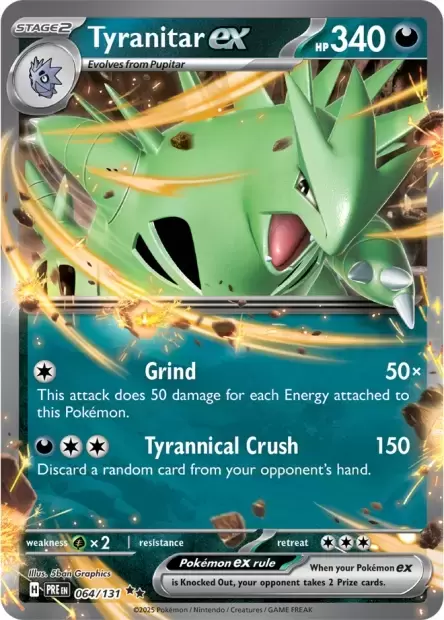 Prismatic Evolutions PREEN - Tyranitar EX