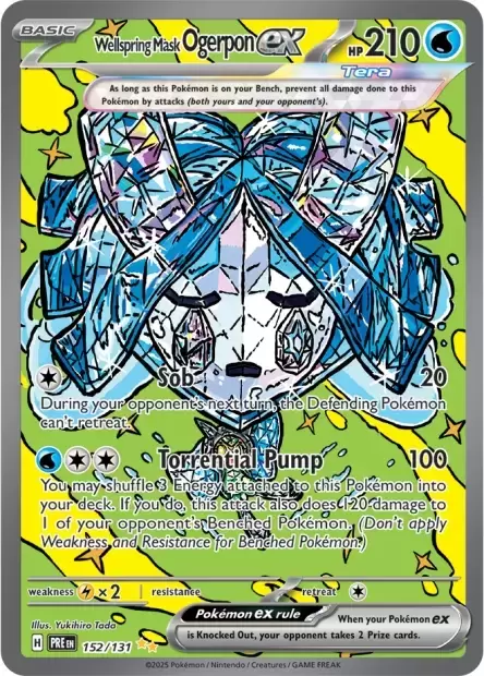 Prismatic Evolutions PREEN - Wellspring Mask Ogerpon EX