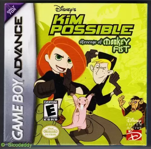 Jeux Game Boy Advance (GBA) - Kim Possible