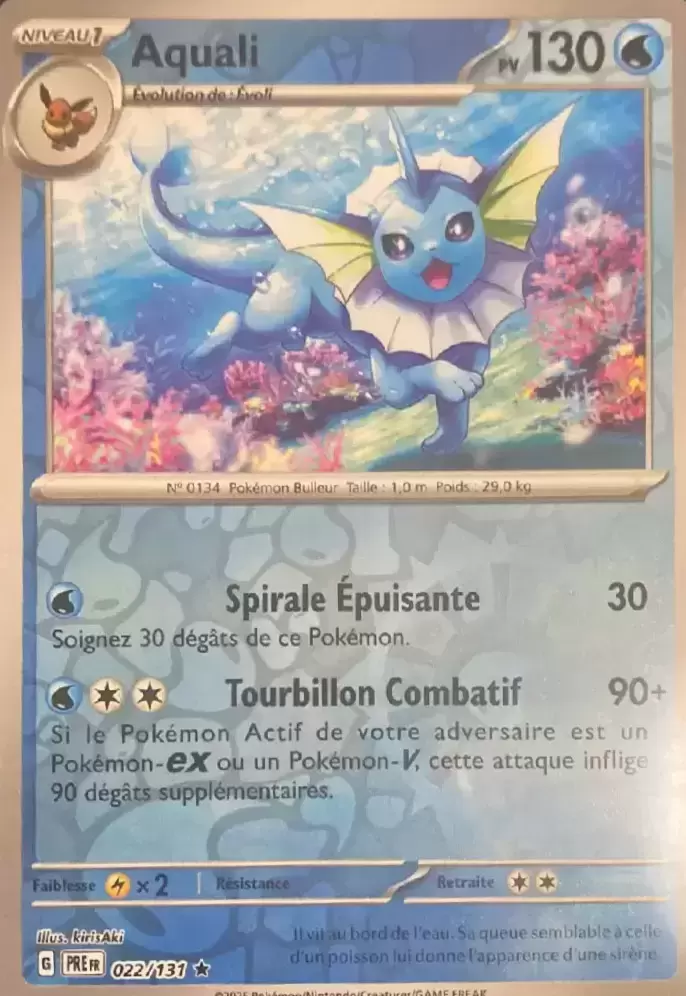 Evolutions prismatiques - PREFR - Aquali Reverse