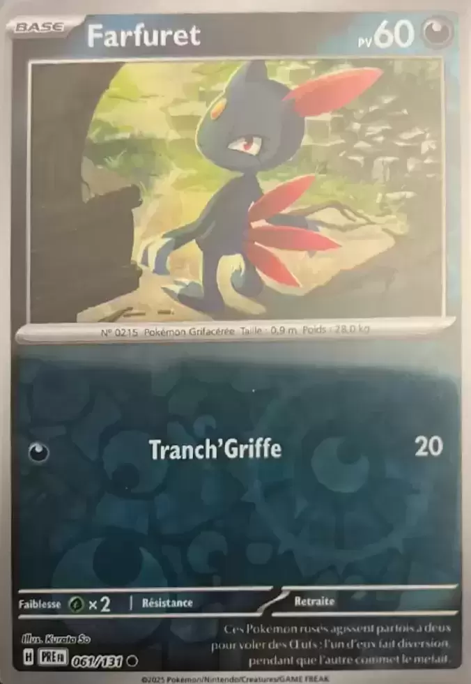 Evolutions prismatiques - PREFR - Farfuret Reverse