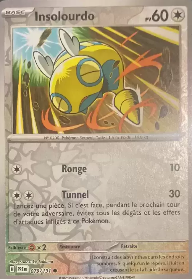 Evolutions prismatiques - PREFR - Insolourdo Reverse