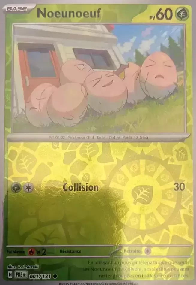 Evolutions prismatiques - PREFR - Noeunoeuf Reverse
