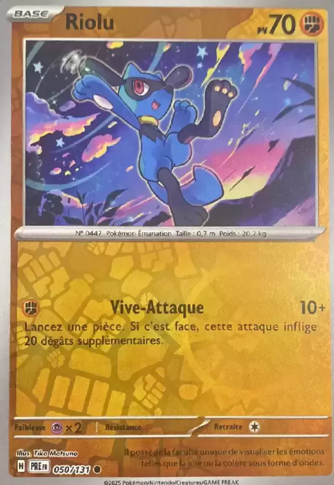 Evolutions prismatiques - PREFR - Riolu Reverse