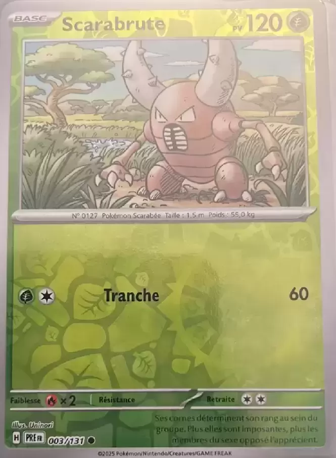 Evolutions prismatiques - PREFR - Scarabrute Reverse