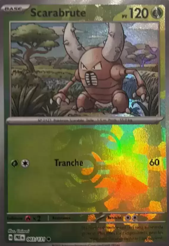 Evolutions prismatiques - PREFR - Scarabrute Master Ball