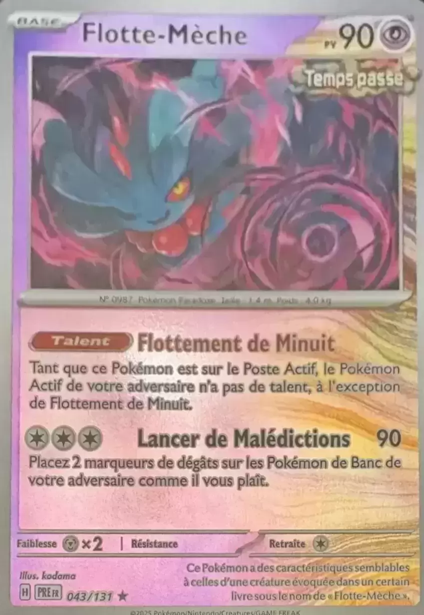 Evolutions prismatiques - PREFR - Flotte-Mèche Reverse