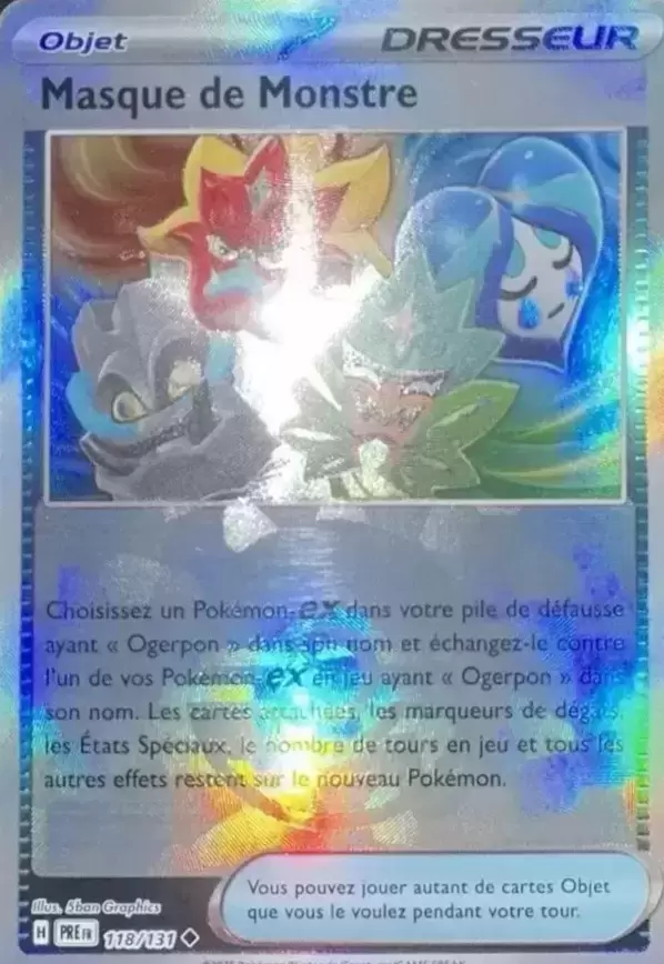 Evolutions prismatiques - PREFR - Masque de Monstre Poké Ball
