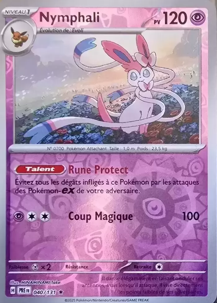 Evolutions prismatiques - PREFR - Nymphali Reverse