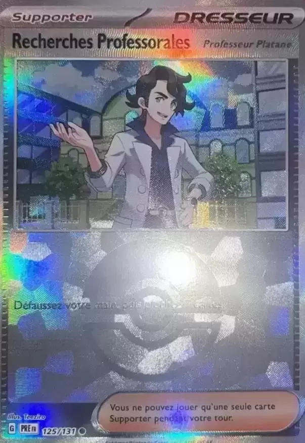 Evolutions prismatiques - PREFR - Recherches Professorales Professeur Platane Poké Ball