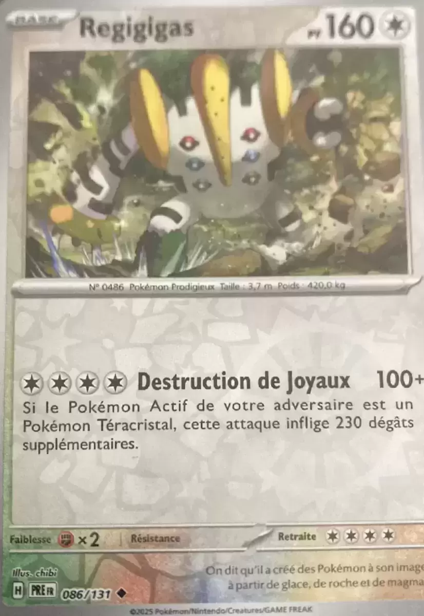 Evolutions prismatiques - PREFR - Regigigas Reverse