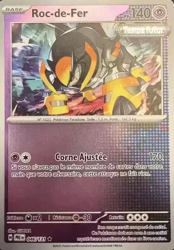 Evolutions prismatiques - PREFR - Roc-de-Fer Reverse