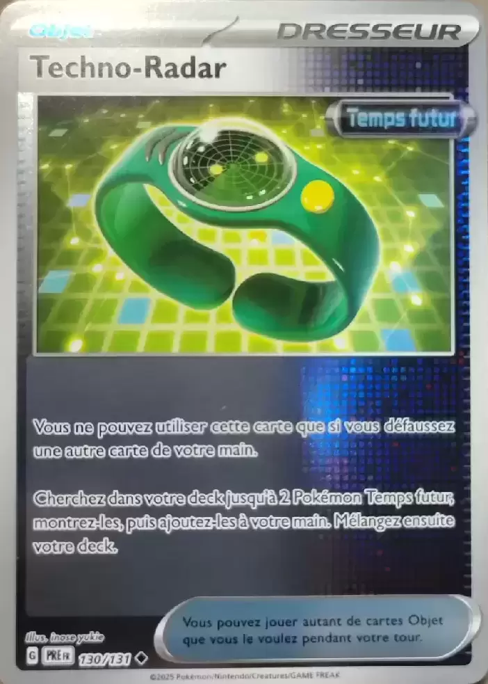 Evolutions prismatiques - PREFR - Techno Radar Reverse