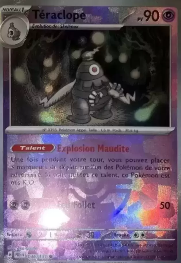 Evolutions prismatiques - PREFR - Téraclope Poké Ball