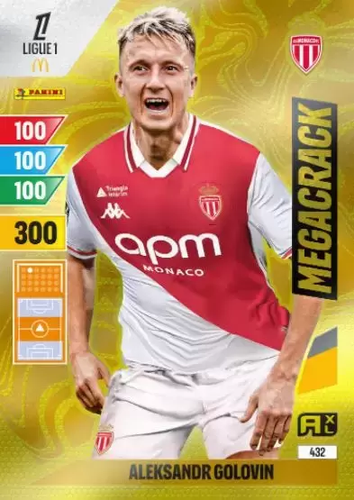 Adrenalyn XL Ligue 1 2024-2025 - Aleksandr Golovin - AS Monaco - Megacrack